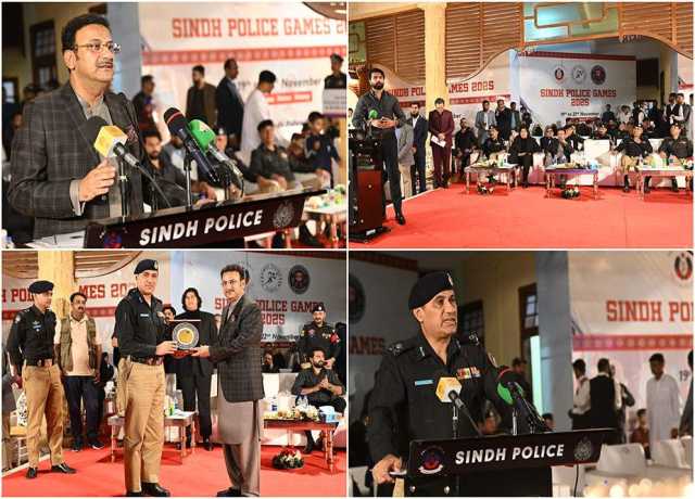سندھ پولیس گیمز 2025ء کا اختتام، پولیس ہیڈکوارٹر گارڈن ساؤتھ میں اختتامی تقریب