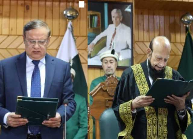 مقبول احمد گوندل نے آڈیٹر جنرل آف گلگت بلتستان کے عہدے کا حلف اٹھا لیا