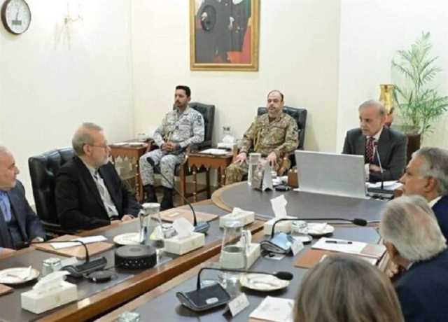 پاکستان ایران کے ساتھ مسلسل اور مؤثر تعاون کا پابند ہے، شہباز شریف کی علی لاریجانی سے گفتگو