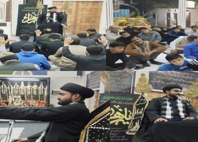 امام بارگاہ سرکارِ حسینی لکھنؤ میں ایّامِ فاطمیہ کے سلسلے میں مجالس عزاء کا اہتمام