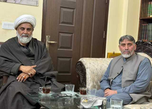 اسلام آباد، ایم ڈبلیو ایم جی بی کے نائب صدر نجف علی شگری کی علامہ راجہ ناصر عباس سے ملاقات