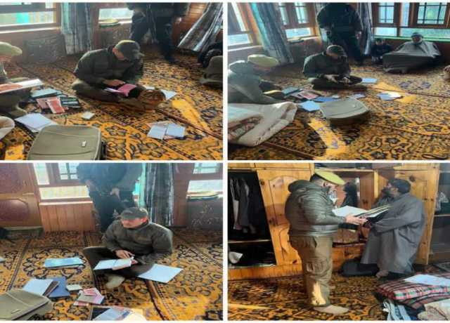 وادی کشمیر میں جماعتِ اسلامی کشمیر سے منسلک مختلف مقامات پر چھاپے