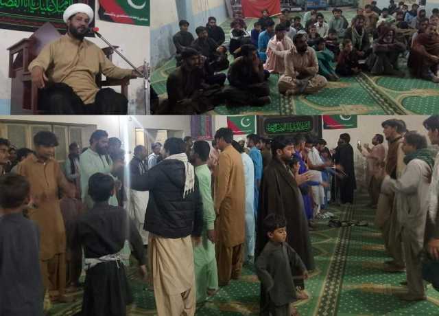 ڈیرہ مراد جمالی، ایام فاطمیہ کے سلسلے میں مجلس عزاء کا انعقاد