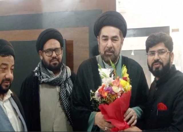 ڈاکٹر ممتاز عالم رضوی کی مولانا کلب جواد سے ملاقات، اترپردیش کی موجودہ سیاست پر بات چیت