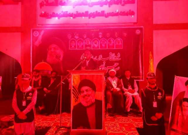 جھنگ، ایم ڈبلیو ایم کے زیراہتمام قائم بھروانہ میں شہید مقاومت سیمینار، کارکنان میں شیلڈز تقسیم 