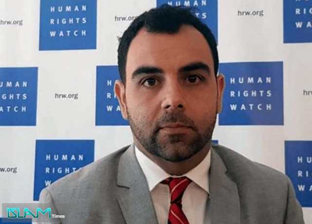 غزہ میں جنگی جرائم کیخلاف ہیومن رائٹس واچ کا احتجاج