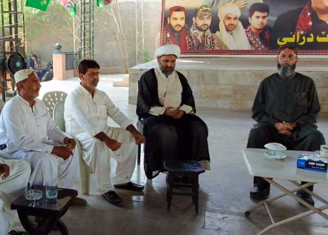 علامہ مقصود ڈومکی کی آغا سراج درانی کی وفات پر اہلخانہ سے تعزیت