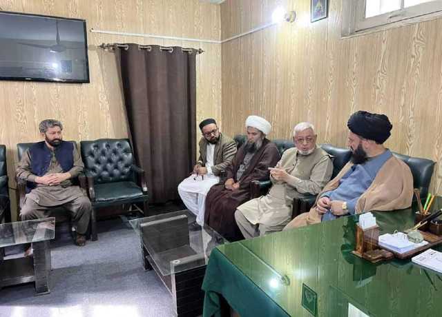 گلگت، سابق نگران وزیر اعلیٰ میر افضل کی مرکزی انجمن امامیہ دفتر آمد