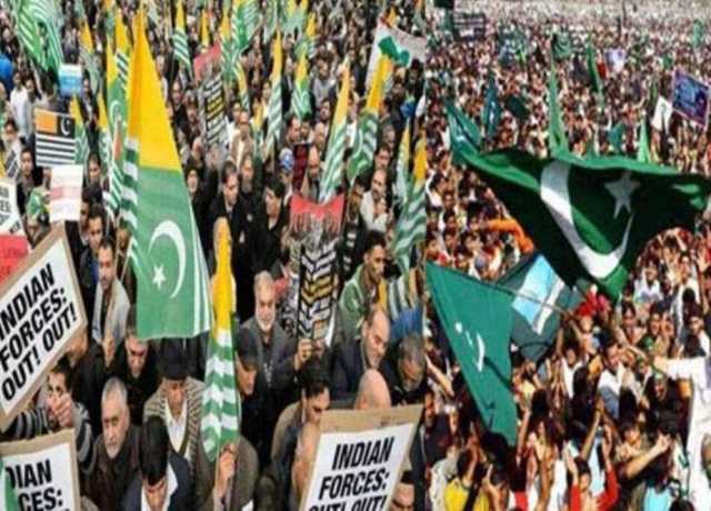 اسلام آباد میں یومِ سیاہ کے موقع پر بھارتی مظالم کے خلاف احتجاجی ریلی
