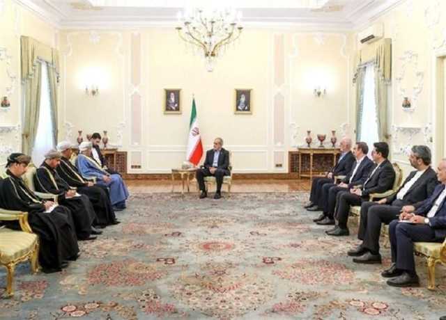 ایران اور عمان خطے کے نشیب و فراز میں ہمیشہ ایک ساتھ رہے ہیں، ڈاکٹر پزیشکیان