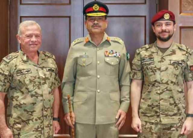 سید عاصم منیر کی اردن کے شاہ عبداللہ سے ملاقات، دفاعی تعاون بڑھانے پر گفتگو