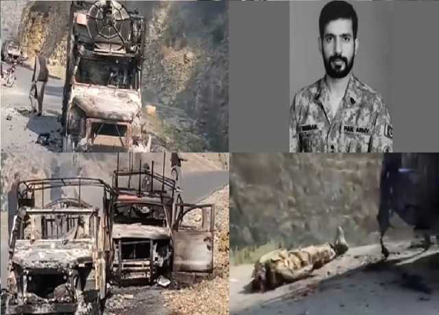 کرم میں فتنہ الخوارج کا فوجی قافلہ پر حملہ، 6 جوان شہید، 15 زخمی