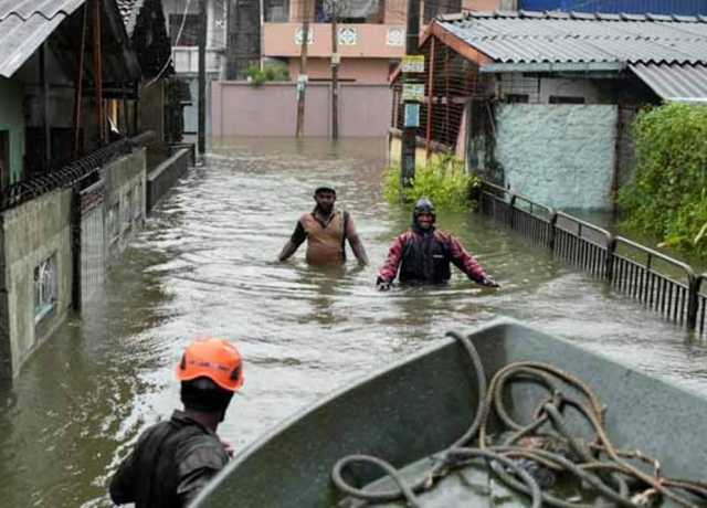 سری لنکا، سمندری طوفان، سیلاب اور لینڈ سلائیڈنگ سے ہلاکتوں کی تعداد 123 ہوگئی
