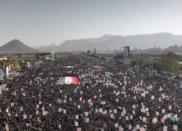صنعا، عظیم الشان ملین مارچ، فلسطین اور لبنان کی حمایت جاری رکھنے کا عزم