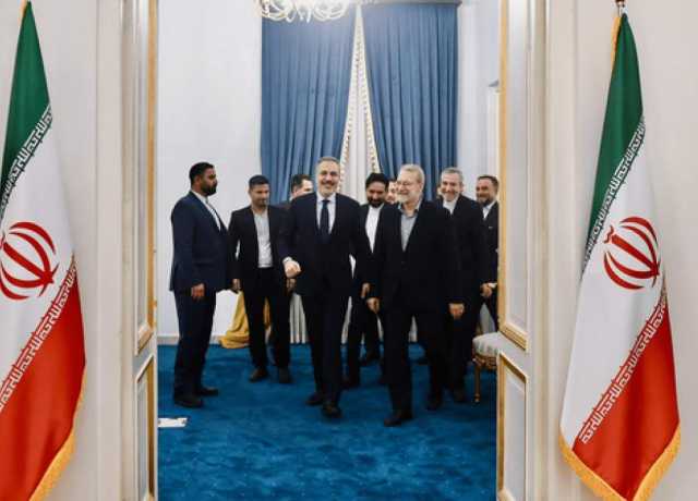 علی لاریجانی اور حکان فیدان کا علاقائی چیلنجز کو حل کرنے کیلئے باہمی تعاون پر زور