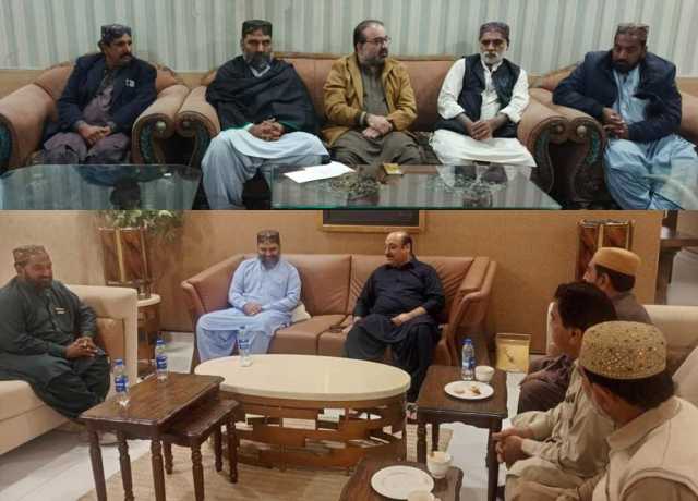 علامہ مقصود ڈومکی کی ایم پی اے شیر مغیری اور یاسر اپڑو سے ملاقات