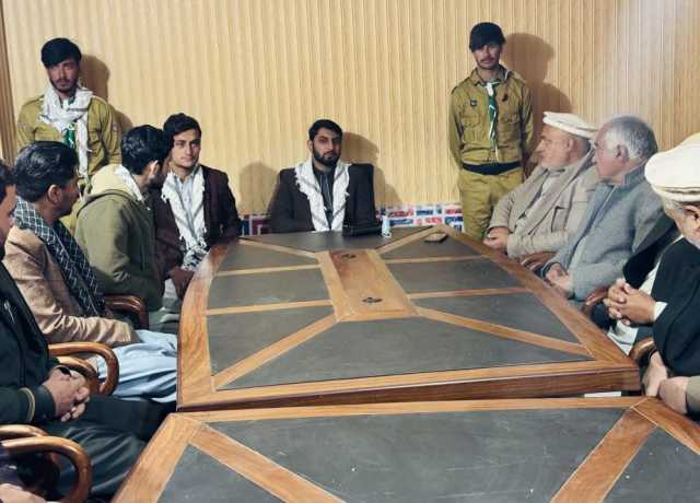 آئی ایس او کے مرکزی صدر امین شیرازی کا پاراچنار کا دورہ، مختلف ملاقاتیں