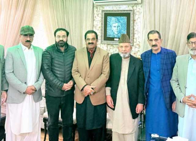 حریت وفد کی چوہدری یاسین سے ملاقات