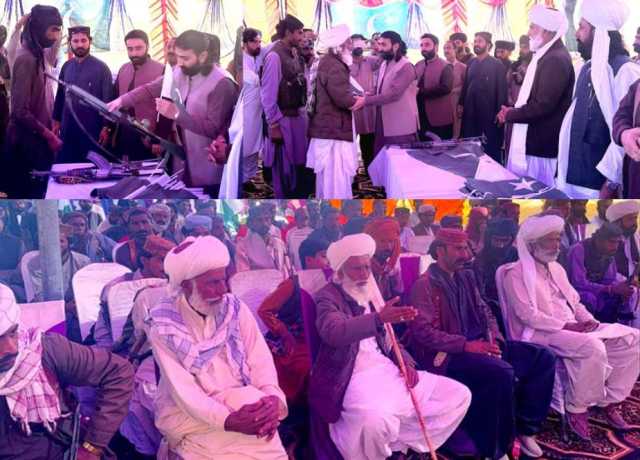 بلوچستان، علیحدگی پسند رہنماء نے ساتھیوں سمیت ہتھیار ڈال دیئے