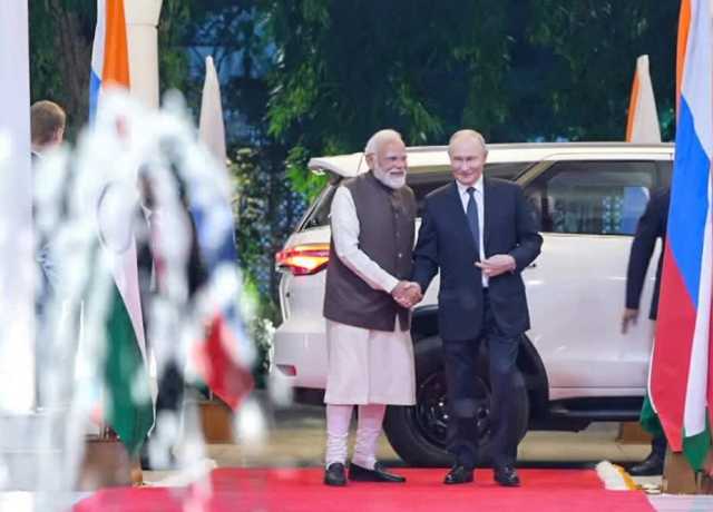 مغربی دباؤ کے باوجود دونوں ممالک کی شراکت داری ثابت قدم رہیگی، نریندر مودی و ولادیمیر پیوٹن