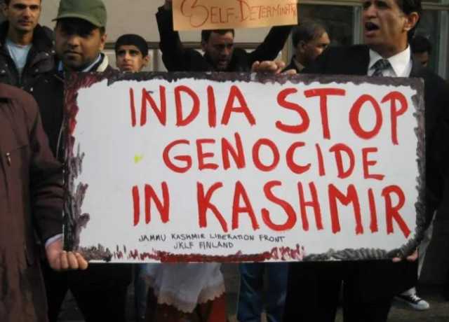 مقبوضہ کشمیر اور بھارت میں مسلمانوں کو نسل کشی کے خطرات کا سامنا ہے