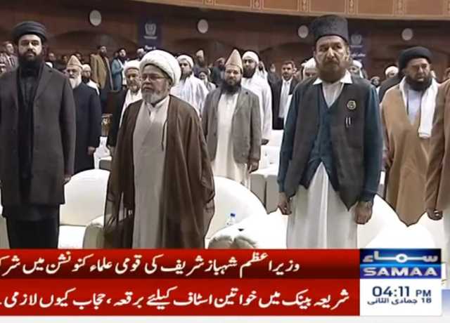علامہ شبیر حسن میثمی کی اسلام آباد کنونشن سینٹر میں منعقدہ 'قومی علماء و مشائخ کانفرنس' میں شرکت