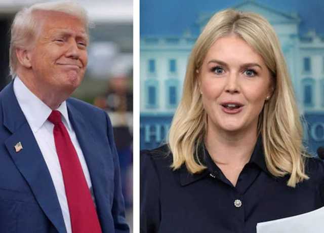 خوبصورت چہرہ، مشین گن جیسے ہونٹ، ٹرمپ کی پریس سیکرٹری کی کھل کر تعریف