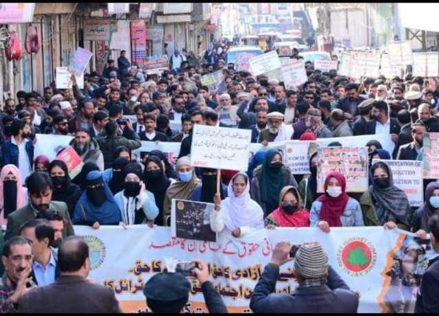 کوٹلی، حریت کانفرنس کے زیر اہتمام عظیم الشان ریلی