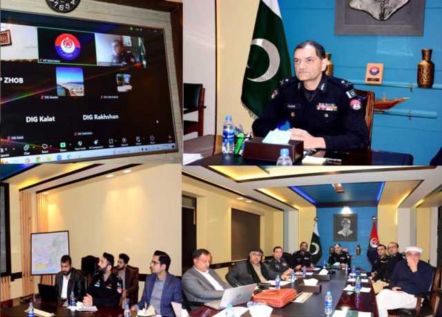 بلوچستان، امن و امان کی صورتحال پر پولیس کا اعلیٰ سطحی اجلاس