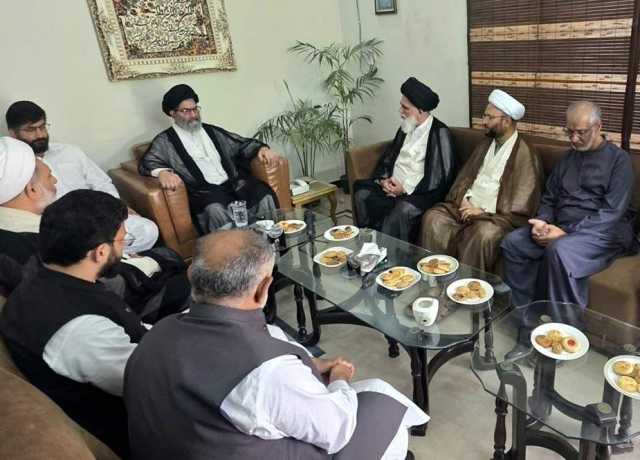 علامہ ساجد علی نقوی سے علامہ جواد نقوی کی ملاقات، شہید امت کانفرنس میں شرکت کی دعوت دی