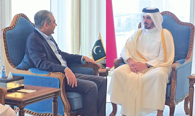 قطری ہم منصب سے ملاقات، ہمیشہ جارحیت کی پالیسی کو مسترد کیا: محسن نقوی