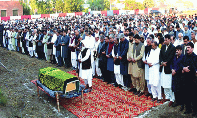 سابق ایم این اے  جسٹس (ر) افتخار چیمہ سپردخاک