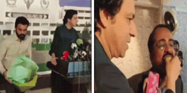 نوکری کے ساتھ نخرا نہیں چلے گا فیصل واوڈا نے ایڈوانس مٹھائی کھلا دی 