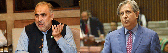 کش حیثیت  میں گورنر  راج کی بات ہوئی  : اسد قیصر  یہ مارشل  لانہیں  آئین  میں ہے  اعظم  تارڑ  قومی  اسمبلی  میں گرماگرمی