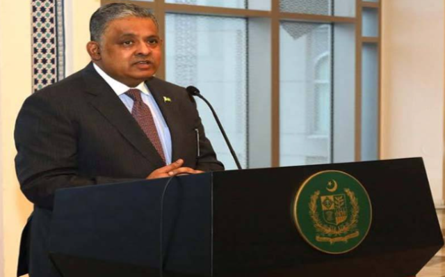پہلگام واقعہ بھارت کا جھوٹا پروپیگنڈہ ،بھارت ثبوت پیش کرے۔ پاکستانی سفیر کی امریکی تھنک ٹینکس کو بریفنگ