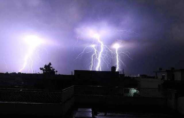 تیز بارش، ژالہ باری اور آندھی کی پیشگوئی