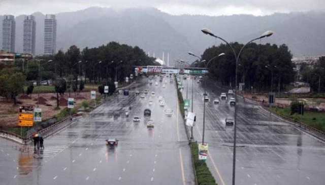 اسلام آباد، راولپنڈی سمیت گرد و نواح میں موسلادھار بارش، موسم خوشگوار ہوگیا
