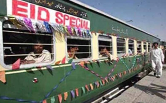 عیدالاضحٰی کے موقع پر مسافروں کے لئے حکومت کا بڑا تحفہ،ر 5اسپیشل ٹرینیں چلانے کا فیصلہ