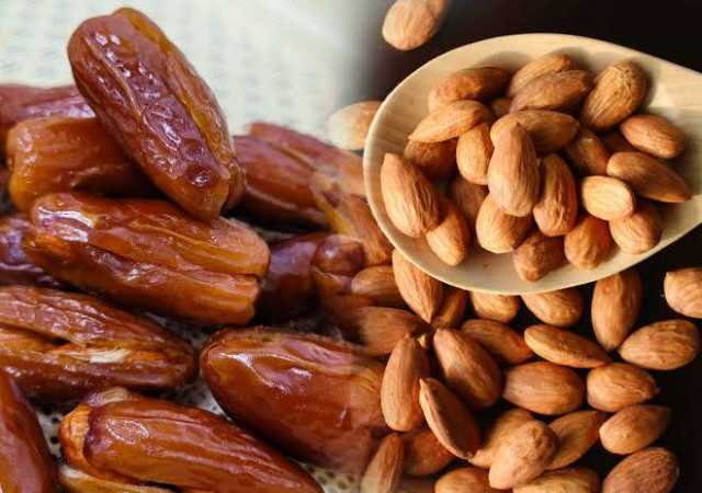 صرف 3 کھجور اور 5 بادام : 7 فائدے جان کر حیران رہ جائیں گے