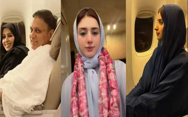 معروف ٹک ٹاکر جنت مرزا اپنی فیملی کے ہمراہ حج کی سعادت حاصل کرنے کیلئے سعودیہ روانہ