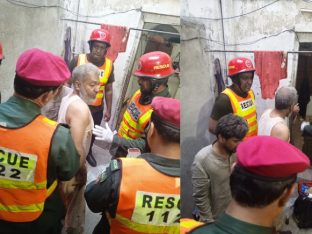 راولپنڈی، گھر کی چھت گرنے سے 6 افراد زخمی، ریسکیو آپریشن مکمل