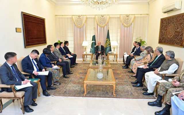 وزیرِ اعظم شہباز شریف سے کر غزستان کی کابینہ کے ڈپٹی چیئرمین عزت مآب عادل بیسالوف کی قیادت میں اعلیٰ سطحی وفدکی ملاقات