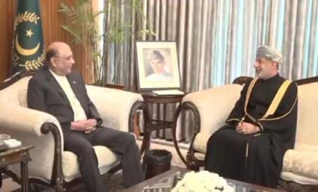صدرِ آصف علی زرداری سے عمان کے سفیر کی ملاقات