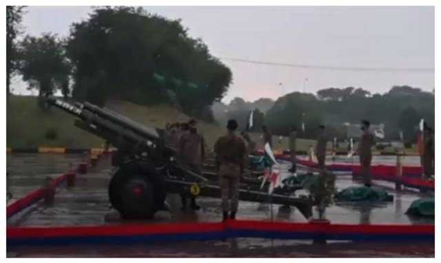 پاکستان کے 78ویں جشن آزادی کے موقع پر 31 اور 21 توپوں کی سلامی