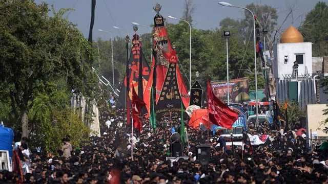 امام حسین علیہ السلام اور شہدائے کربلا کا چہلم عقیدت و احترام سے منایا جا رہا ہے