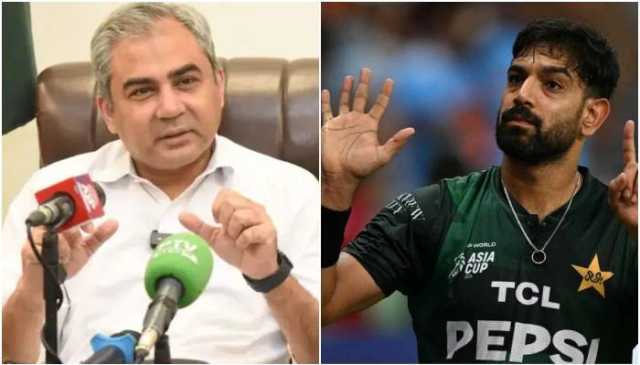 چیئرمین پی سی بی کا 0-6 کا اشارہ کرنے پرحارث رؤف پرعائد جرمانہ خود اداکرنےکا فیصلہ