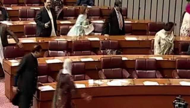 مریم نواز کے بیان پر پیپلزپارٹی کا پارلیمنٹ سے ایک بار پھر واک آؤٹ، نون لیگ و پیپلزپارٹی آمنے سامنے