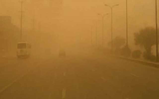 سمندری طوفان شکتی کے باعث کوئٹہ اور گردونواح کے علاقے مٹی کے طوفان کی لپیٹ میں