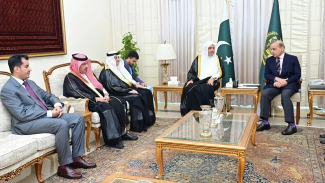 اسلام کے حقیقی تشخص کو فروغ دینے میں رابطہ عالم اسلامی اہم کردار ادا کر رہی ہے: شہباز شریف