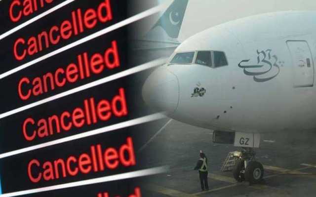 کراچی سے روانہ ہونے والی 6 پروازیں آج پھر منسوخ